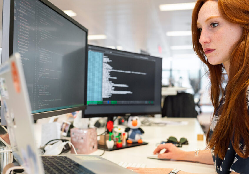 Canadian business owner managing her WordPress website with a Silentblast care plan